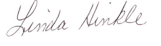 linda hinkle signature linda hinkle signature